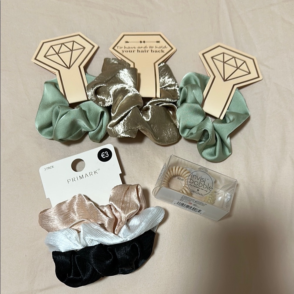 Bundle of hair scrunchies